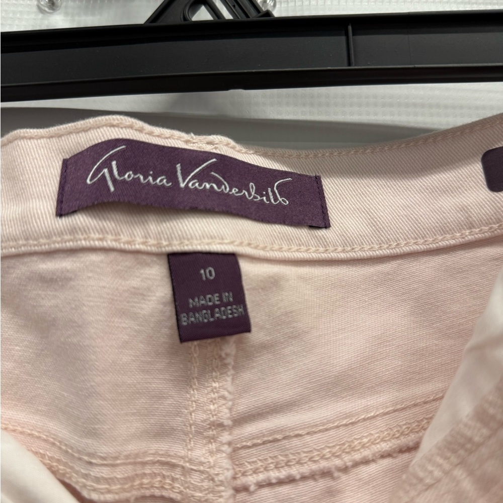 Gloria Vanderbilt Women's Light Pink Straight Leg Jeans - Picture 3 of 5
